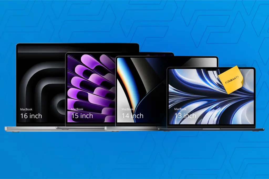 MacBook-formaten