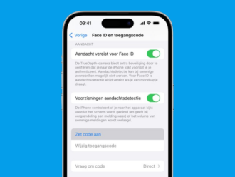 Zo verander je de toegangscode van je iPhone