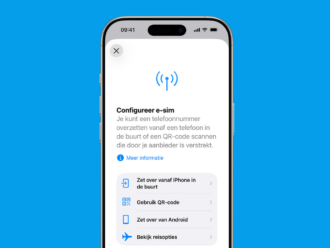 Zo stel je een eSIM in op je iPhone